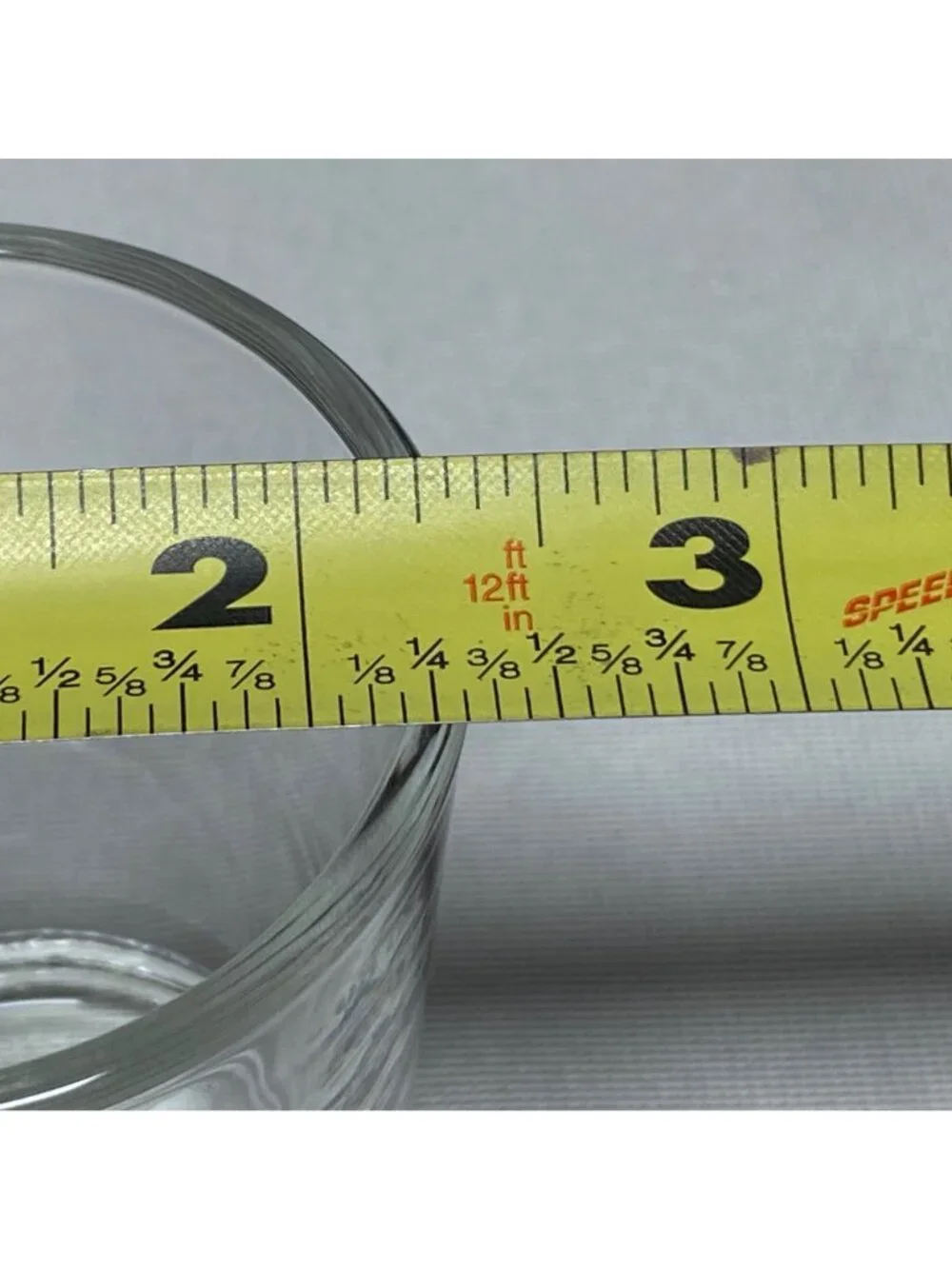 Libbey Espresso Shot Glass With Measurement Markings Wake Up Call Logo 3 oz